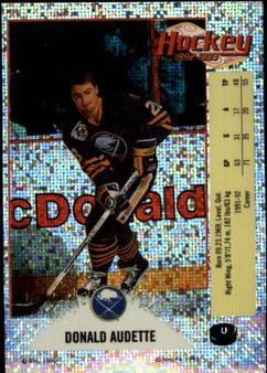 1992-93 Panini Hockey Stickers #U Donald Audette Front