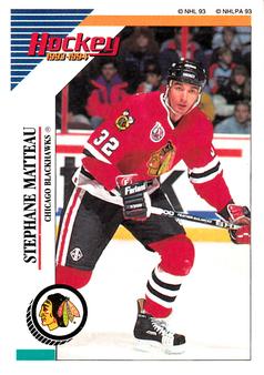 1993-94 Panini Hockey Stickers #150 Stephane Matteau Front