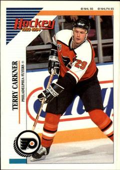 1993-94 Panini Stickers #54 Terry Carkner Front