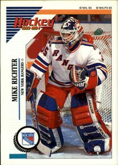 1993-94 Panini Hockey Stickers #99 Mike Richter Front