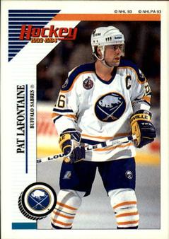 1993-94 Panini Hockey Stickers #101 Pat LaFontaine Front