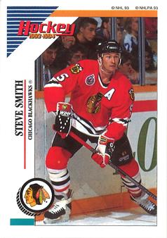 1993-94 Panini Hockey Stickers #154 Steve Smith Front