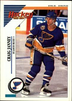 1993-94 Panini Hockey Stickers #157 Craig Janney Front