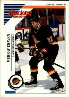 1993-94 Panini Stickers #169 Murray Craven Front