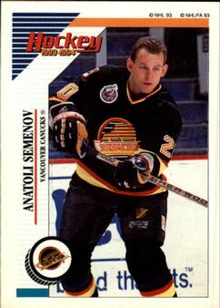 1993-94 Panini Hockey Stickers #174 Anatoli Semenov Front