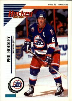 1993-94 Panini Hockey Stickers #196 Phil Housley Front