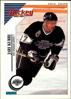 1993-94 Panini Hockey Stickers #202 Jari Kurri Front