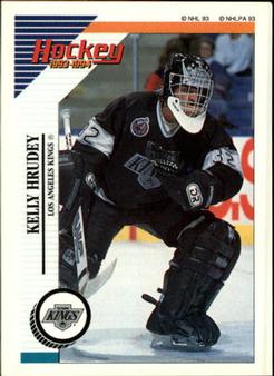 1993-94 Panini Stickers #210 Kelly Hrudey Front