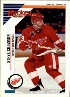 1993-94 Panini Hockey Stickers #251 Steve Chiasson Front