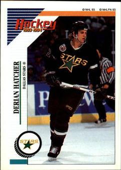 1993-94 Panini Hockey Stickers #274 Derian Hatcher Front