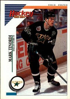 1993-94 Panini Hockey Stickers #275 Mark Tinordi Front