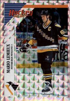 1993-94 Panini Hockey Stickers #H Mario Lemieux Front