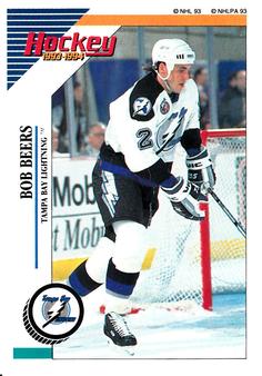 1993-94 Panini Hockey Stickers #217 Bob Beers Front