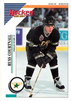 1993-94 Panini Hockey Stickers #268 Russ Courtnall Front