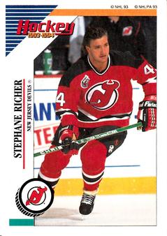 1993-94 Panini Hockey Stickers #37 Stephane Richer Front