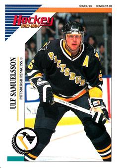 1993-94 Panini Hockey Stickers #87 Ulf Samuelsson Front