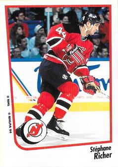 1994-95 Panini Hockey Stickers #32 Stephane Richer Front