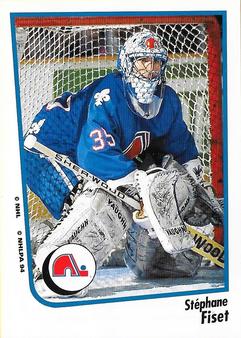 1994-95 Panini Hockey Stickers #63 Stephane Fiset Front
