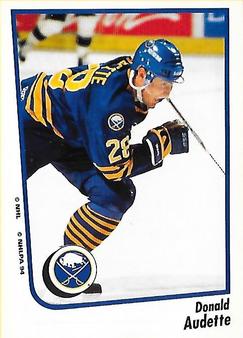 1994-95 Panini Hockey Stickers #93 Donald Audette Front