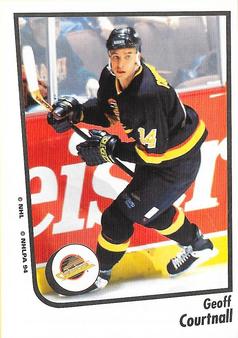 1994-95 Panini Hockey Stickers #149 Geoff Courtnall Front