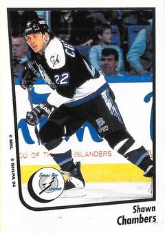 1994-95 Panini Hockey Stickers #187 Shawn Chambers Front