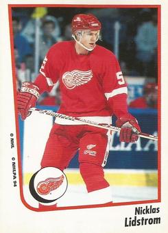 1994-95 Panini Hockey Stickers #216 Nicklas Lidstrom Front