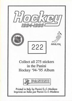 1994-95 Panini Hockey Stickers #222 Sergei Makarov Back