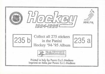1994-95 Panini Hockey Stickers #235 Pavel Bure / Brett Hull Back