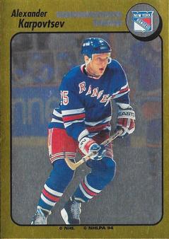 1994-95 Panini Hockey Stickers #J Alexander Karpovtsev Front