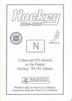 1994-95 Panini Stickers #N Patrik Carnback Back