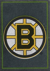 1995-96 Panini Stickers #10 Boston Bruins Logo Front