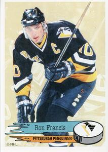 1995-96 Panini Stickers #58 Ron Francis Front
