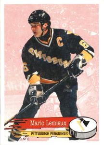 1995-96 Panini Stickers #59 Mario Lemieux Front