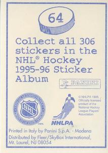 1995-96 Panini Stickers #64 Joe Mullen Back