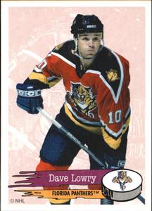 1995-96 Panini Stickers #73 Dave Lowry Front