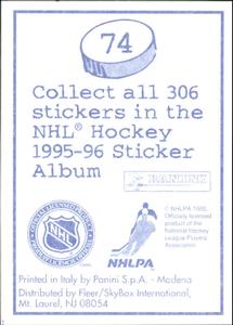 1995-96 Panini Stickers #74 Jody Hull Back