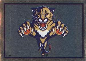 1995-96 Panini Stickers #76 Florida Panthers Logo Front
