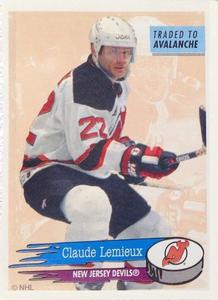 1995-96 Panini Stickers #82 Claude Lemieux Front