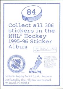 1995-96 Panini Stickers #84 Randy McKay Back