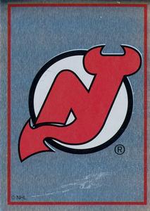 1995-96 Panini Stickers #87 New Jersey Devils Logo Front