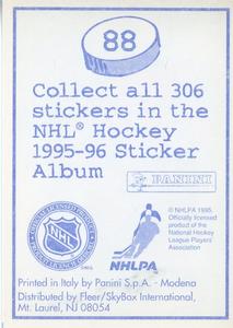 1995-96 Panini Stickers #88 Scott Niedermayer Back