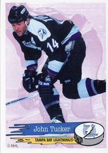 1995-96 Panini Stickers #125 John Tucker Front