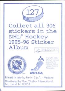 1995-96 Panini Stickers #127 Alexander Semak Back