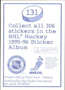 1995-96 Panini Stickers #131 Tampa Bay Lightning Logo Back