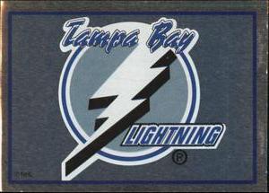 1995-96 Panini Stickers #131 Tampa Bay Lightning Logo Front