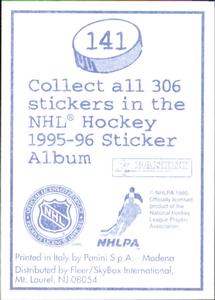 1995-96 Panini Stickers #141 Sergei Gonchar Back