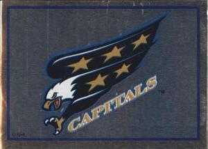 1995-96 Panini Stickers #142 Washington Capitals Logo Front