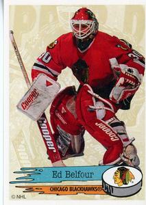 1995-96 Panini Stickers #166 Ed Belfour Front