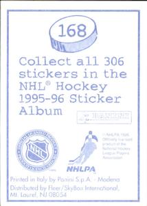 1995-96 Panini Stickers #168 Mike Modano Back