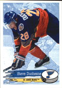 1995-96 Panini Stickers #195 Steve Duchesne Front